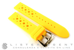 DODO by Pomellato bracelet en silicone de couleur jaune avec boucle MM 18 Ref. CWD6GIS. NEUF!
