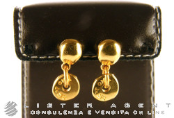 Boucles d'oreilles UNO DE 50 en métal plaqué or jaune Ref. 0435. NEUF!