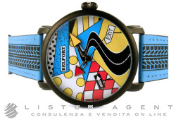 BELFORT Collection Pop Art Bleu 02 en acier Pvd Ref. BELPOP. NEUF!