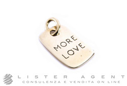 DODO by Pomellato pendentif Tag More Love en argent 925 Ref. DMTAGMLAK. NEUF!
