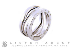 BULGARI bague B.zero1 Design Legend en or blanc 18Kt Ref. AN858081. NEUF!