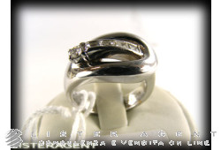 BAGUE en or blanc 18Kt taille 12,5 Réf. AN15. NEUF!