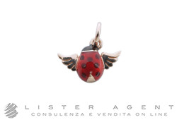 DODO by Pomellato ciondolo Coccinella con ali in oro rosa 9Kt Ref. DMEVO/COC/9/K. NUOVO!