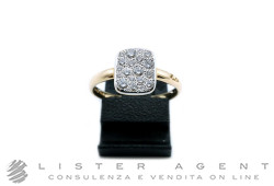 POMELLATO anello Sabbia in oro rosa 18Kt con diamanti ct 0.29 Misura 13 Ref. AB903PO7B9. NUOVO!
