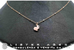 DODO by Pomellato collana con ciondolo Mini Dodo in oro rosa 9Kt Ref. DCLLPDOPP9K. NUOVA!