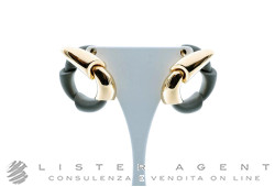 VHERNIER boucles d'oreilles Calla en or rosé 18Kt et titane Ref. T01652B102. NEUF!