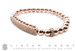 DAGO JEWELS MILANO bracciale in argento 925 placcato oro rosa con pietre semipreziose brown Ref. BR079CRR. NUOVO!