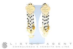 GLAM STYLE orecchini Princess in love in metallo laminato oro giallo Ref. BO19. NUOVI!