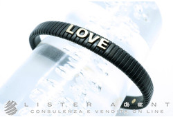 BRACCIALE Love en argent 925 Pvd et plaqué or jaune Ref. BR244. NEUF!