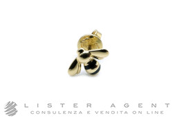 DODO by Pomellato boucle d'oreille unique Abeille en or jaune 18Kt et émail noir Ref. DHC0006_BEE00_ENEOG. NEUF!