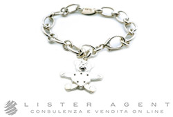 POMELLATO67 bracelet avec pendentif Ours en argent 925 Ref. BCB202/A/19. NEUF!