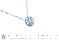 NY NAY by Fani collier en or blanc 18Kt avec diamants ct 0.25 Ref. GCX1038. NEUF!