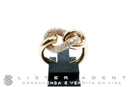 POMELLATO anello Tango in oro rosa 18Kt e diamanti ct 1.10 Mis 15 Ref. PAC1011.NUOVO!