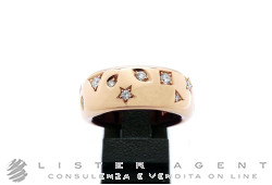 POMELLATO anello Iconica in oro rosa 18Kt e diamanti Misura 14 Ref. PA91060_O7000_DB000. NUOVO!