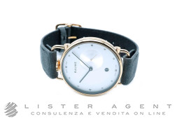 BAUME & MERCIER Baume 10600 in acciaio placcato oro rosa PVD 5N Bianco opalino Ref. MOA10600. NUOVO!