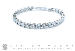 CHIARA FERRAGNI bracciale tennis Cuori in metallo e zirconi Ref. J19AUV19. NUOVO!