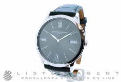 BAUME & MERCIER Classima 10416 in acciaio Antracite Ref. M0A010416. NUOVO!