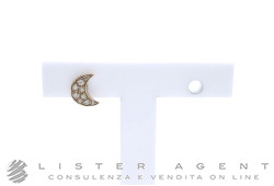 DODO by Pomellato orecchino singolo Luna Prezioso in oro rosa 9Kt e diamanti brown ct 0.15 Ref. DHB9006_MOONS_DBR9R. NUOVO!