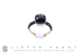POMELLATO anello Nudo Petit in oro rosa e bianco 18Kt con Ametista centrale e ametiste di contorno Misura 13 Ref. PAC3000_O6BKR_OI0GL. NUOVO!