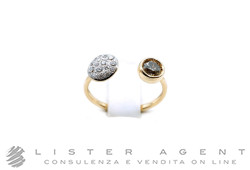 POMELLATO anello Sabbia in oro rosa 18Kt con diamante Brown e diamanti bianchi Misura 12 Ref. PAC3050_O7WHR_DB0BR. NUOVO!
