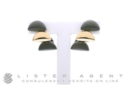 VHERNIER orecchini Eclisse Endless in titanio e oro rosa 18Kt Ref. T00979B111. NUOVI!