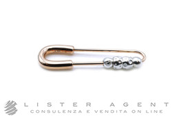 DODO Essential Spilla da balia in argento placcato oro rosa e argento 925 Ref. DSC4000-PINSS-000AG. NUOVA!