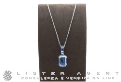 SWAROVSKI collana Millenia in metallo e cristalli blu Ref. 5696518. NUOVA!
