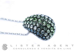 SWAROVSKI collana cocktail Sublima in metallo brunito e cristalli colorati Ref. 5692112. NUOVA!