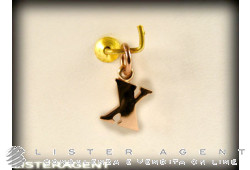 DODO by Pomellato pendentif petit Lettre X en or rose 9Kt Ref. DLET9PX. NEUF!