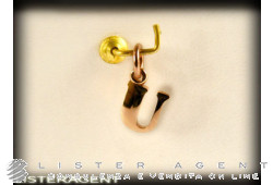 DODO by Pomellato pendentif Lettre U en or rose 9Kt Ref. DLET9U. NEUF!