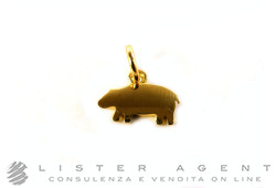 DODO by Pomellato pendentif petite taille Hippopotame en or jaune 18Kt Ref. D6IPPOG. NEUF!