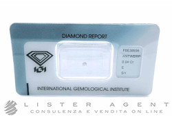 DIAMANTE blisterato cert. IGI ct 0,04 E SI1 Ref. F6E38936. NUOVO!