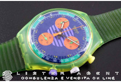 SWATCH Chronographe Neo Wave en plastique Ref. SCJ100. NEU!