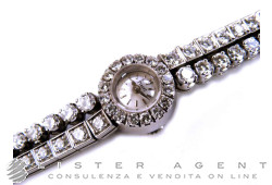 PIAGET Jewel dame seule heure en or blanc 18Kt avec diamants. UTILISÉ!