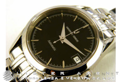 Montres UNIVERSAL GENEVE Seulement le temps dame en acier Noir AUT Réf. 871.971 / 91.5T. NEUF!