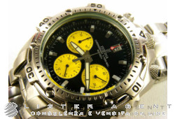 FESTINA Chronographe en acier noir et jaune. NEUF!