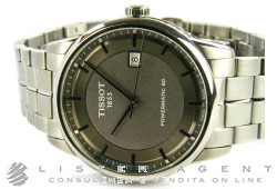 TISSOT Luxury Powermatic 80 en acier anthracite gris AUT Réf. T0864071106100. NEUF!