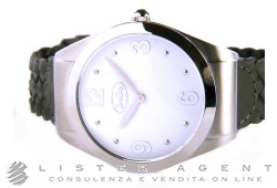 DODO montre Blanc et Acier en acier Blanc Ref. WAD6BI. NEUF!