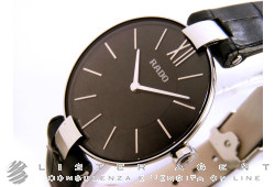 RADO Coupole dame en acier Noir Ref. R22850155. NEUF!