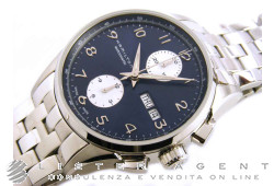 HAMILTON Jazzmaster Maestro chrono Automatique en acier Bleu AUT Réf. H32576141. NEUF!