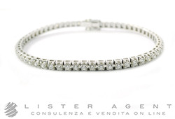 SALVINI bracelet Tennis en or blanc 18Kt avec diamants ct 2.57 G/H Ref. 20074996. NEUF!