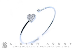 SALVINI bracelet I Signi avec Coeur en or blanc 18Kt et diamants ct 0,086 G/H Ref. 20075943. NEUF!