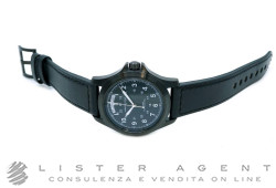 HAMILTON Khaki Field King Automatique en acier Pvd Noir Ref. H64465733. NEUF!