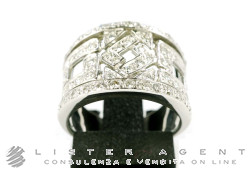 CHIMENTO bague en or blanc 18Kt avec diamants ct 0,65 Taille 10. NEUF!