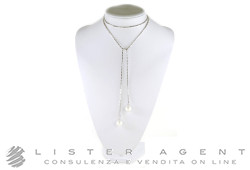 CHIMENTO collier en or blanc 18Kt avec diamants ct 0.12 et perles australiannes mm 13,40 Ref. 1G02060CC5M00. NEUF!