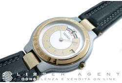 FERRARI orologio in acciaio bicolore Ref. 900773. NUOVO!