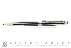 MONTBLANC penna a sfera Meisterstück Solitaire Gold & Black in metallo laminato oro giallo e smalto nero Ref. 35981. NUOVA!