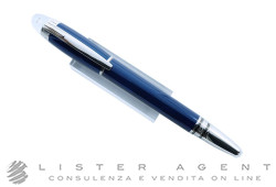 MONTBLANC penna roller Starwalker Cool Blue in metallo e lacca blu Ref. 9978. NUOVA!
