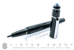 CARTIER penna roller Diabolo in resina nera Ref. ST180011. NUOVA!