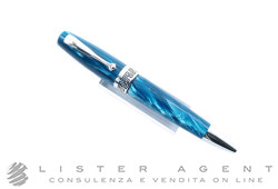 MONTEGRAPPA penna a sfera in resina turchese e argento 925 Ref. ISMYTBCB: NUOVA!